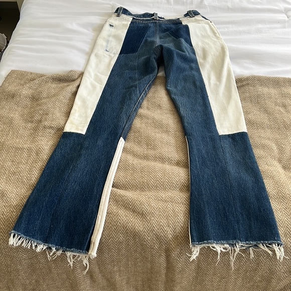 Re/done x Levi’s patchwork jeans! As seen on Gigi and Bella!! Size 25 high rise - Picture 11 of 16